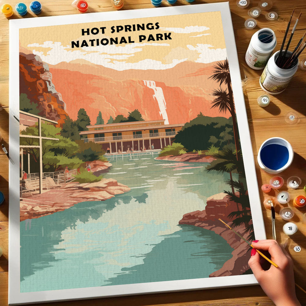 Hot Springs National Park | Paint by Numbers Kit