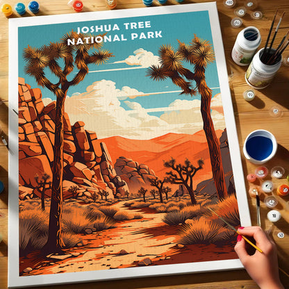 Joshua Tree National Park | Paint by Numbers Kit