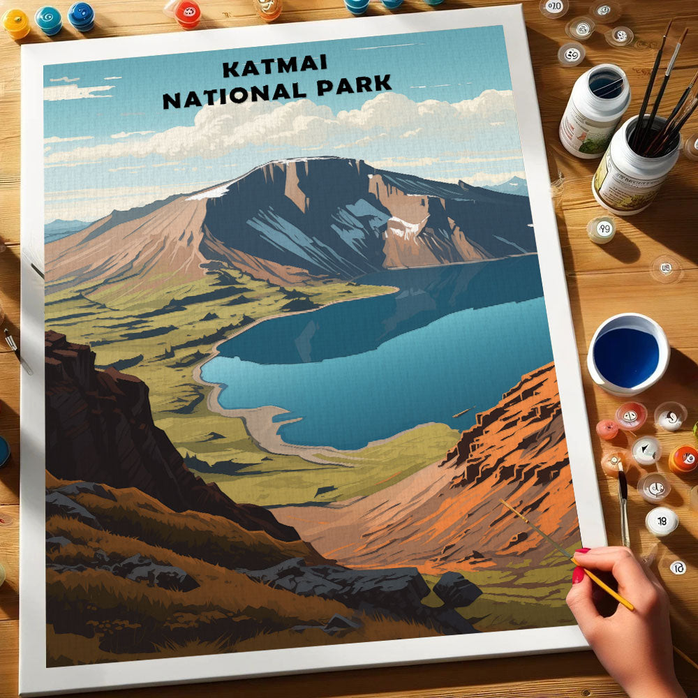 Katmai National Park | Paint by Numbers Kit