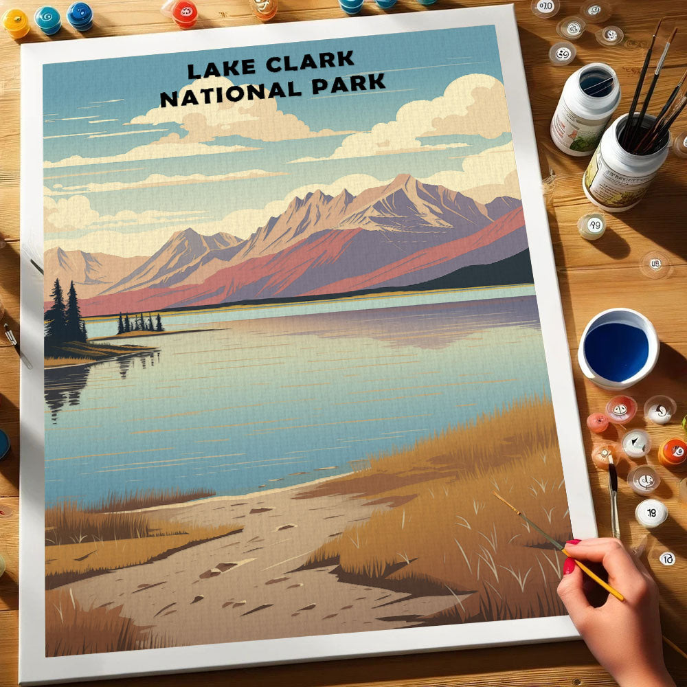 Lake Clark National Park | Paint by Numbers Kit