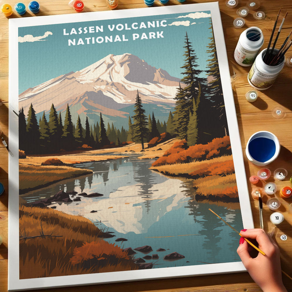 Lassen Volcanic National Park | Paint by Numbers Kit