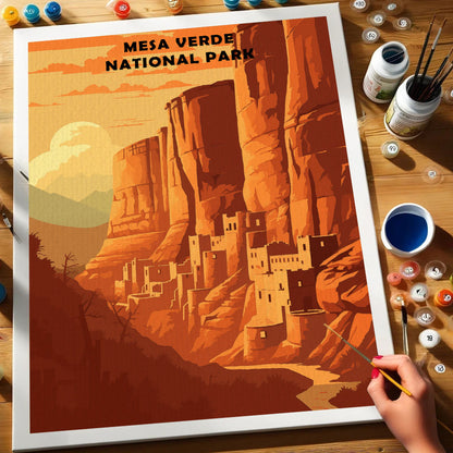 Mesa Verde National Park | Paint by Numbers Kit