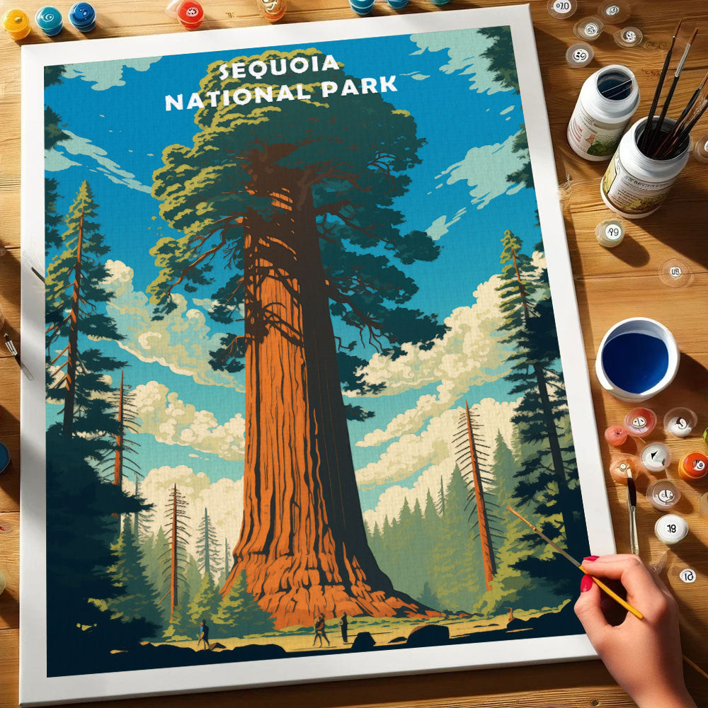 Sequoia National Park | Paint by Numbers Kit