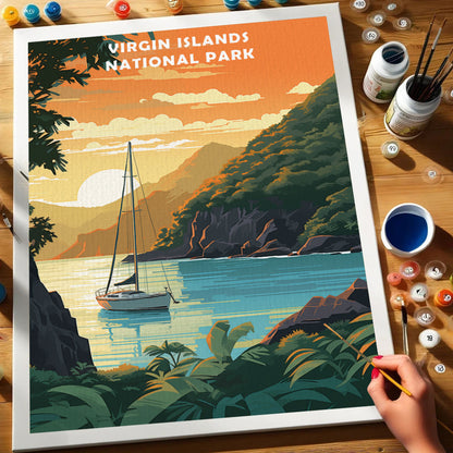 Virgin Islands National Park | Paint by Numbers Kit