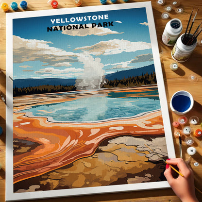 Yellowstone National Park | Paint by Numbers Kit