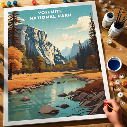 Yosemite National Park | Paint by Numbers Kit