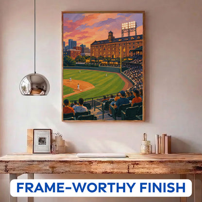 Baltimore Brick Ballpark | Paint by Numbers Kit