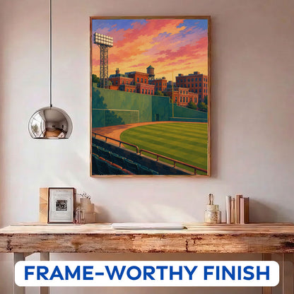 Boston Summer Outfield Ballpark | Paint by Numbers Kit