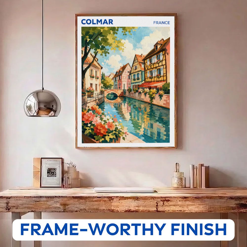 Colmar, France Travel Poster | Paint by Numbers Kit
