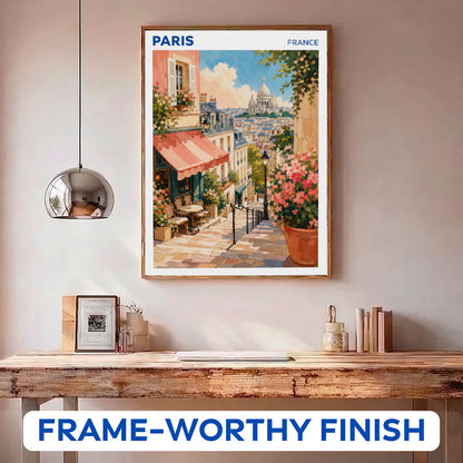 Paris, France Travel Poster | Paint by Numbers Kit