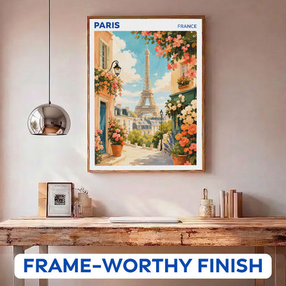Paris, France Travel Poster | Paint by Numbers Kit
