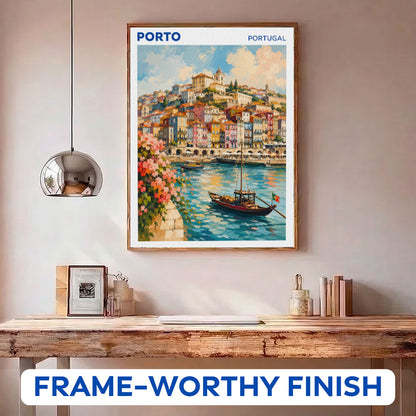 Porto, Portugal Travel Poster | Paint by Numbers Kit