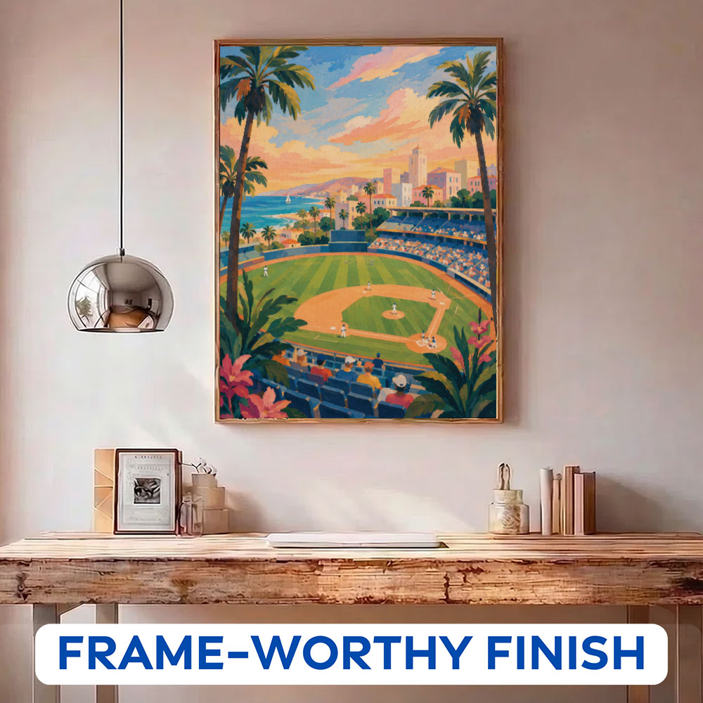 San Diego Palm Coast Ballpark | Paint by Numbers Kit