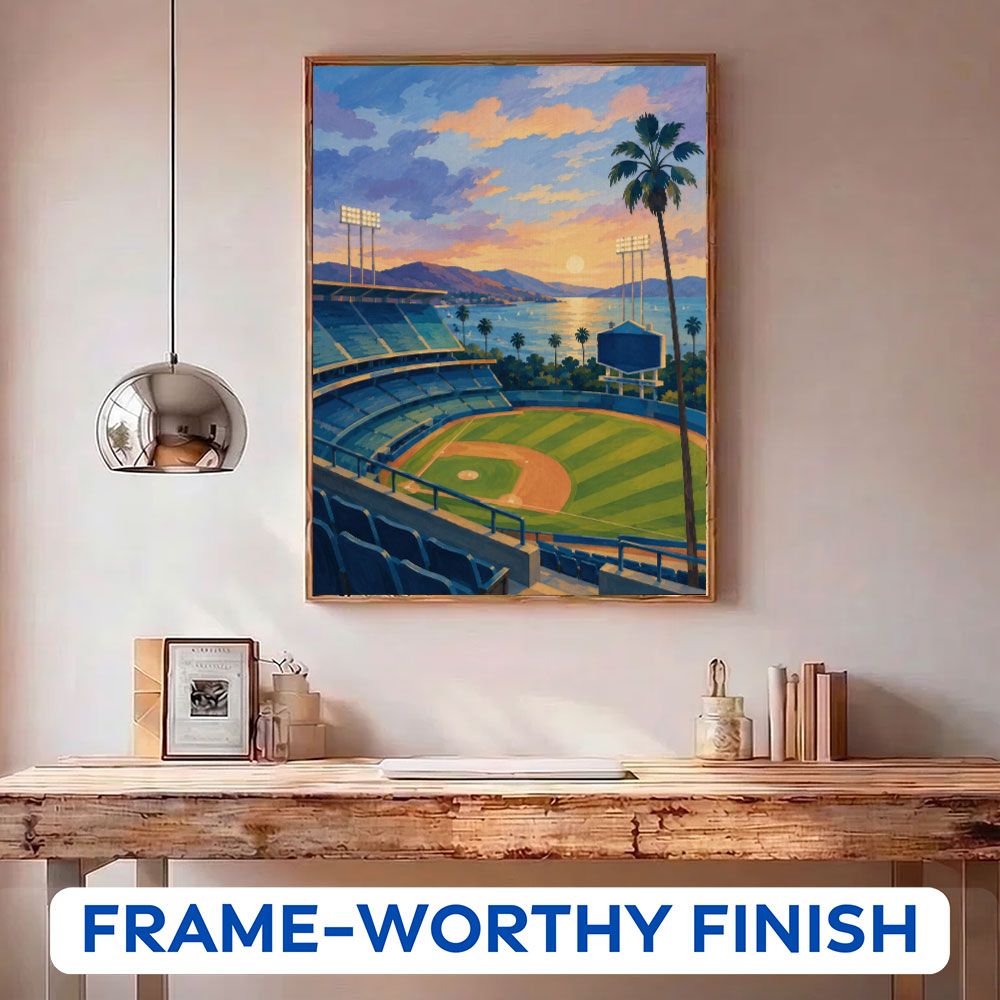 San Francisco Harbor Lights Ballpark | Paint by Numbers Kit