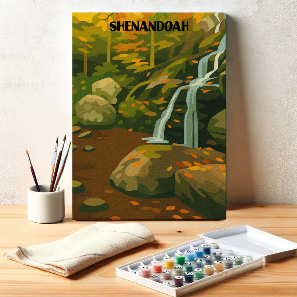 Shenandoah National Park Beginner | Paint by Numbers Kit