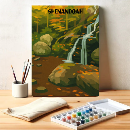 Shenandoah National Park Beginner | Paint by Numbers Kit