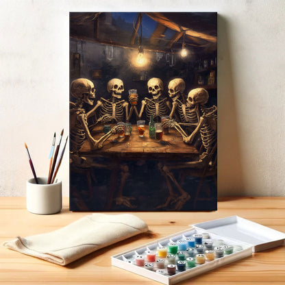 Skeletal Soirée | Paint by Numbers Kit