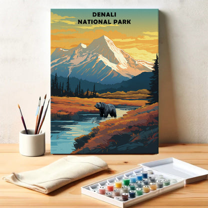 Denali National Park and Preserve | Paint by Numbers Kit