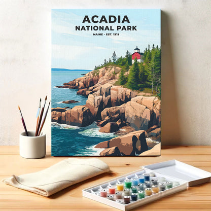 Acadia National Park Heritage Edition | Paint by Numbers Kit