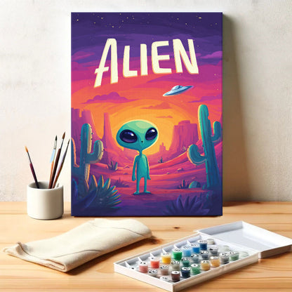 Alien Light - American Legends | Paint by Numbers Kit