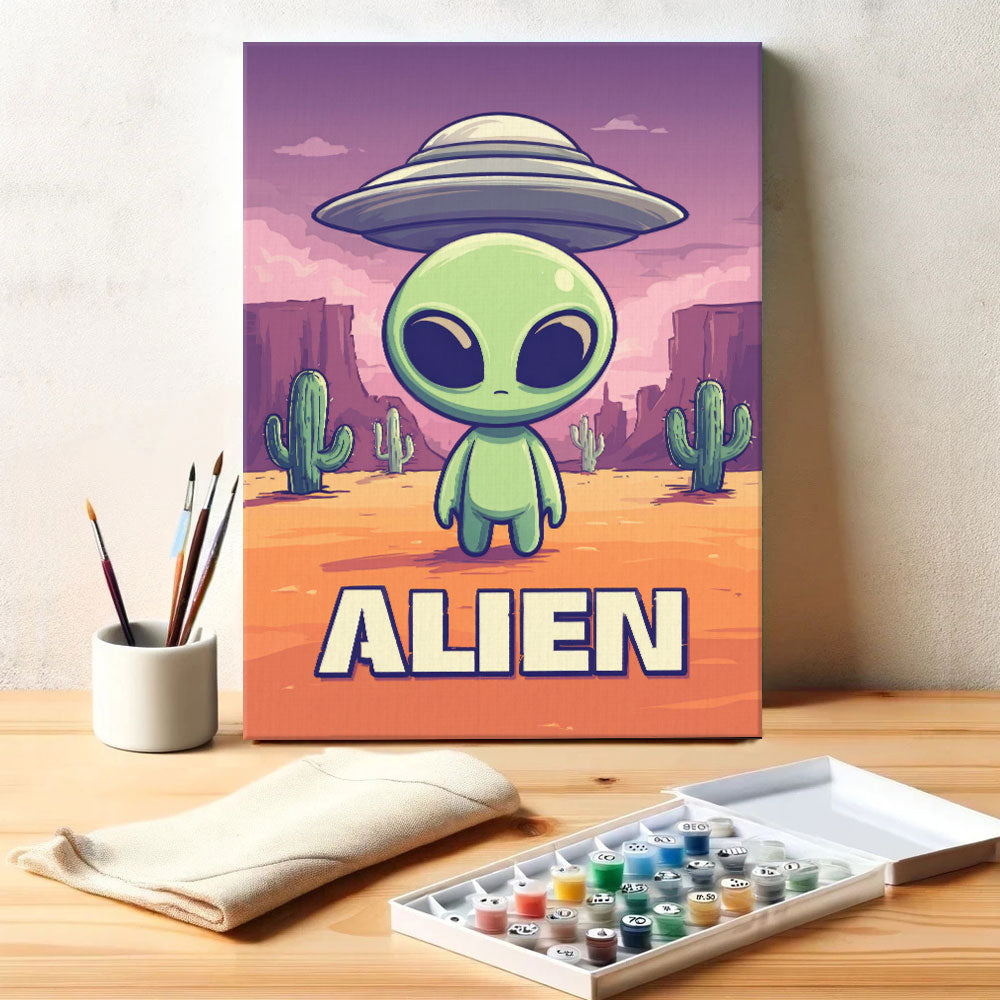 Alien Crop - American Legends | Paint by Numbers Kit