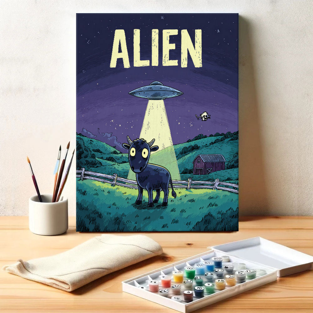 Alien Beam - American Legends | Paint by Numbers Kit