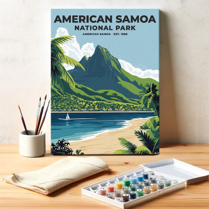 American Samoa National Park Heritage Edition | Paint by Numbers Kit