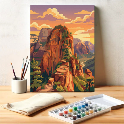 Angels Landing - Zion | Paint by Numbers Kit