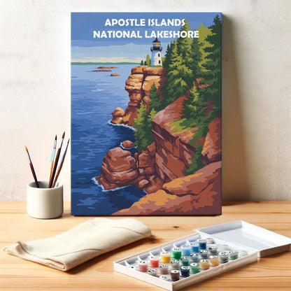Apostle Islands National Lakeshore | Paint by Numbers Kit