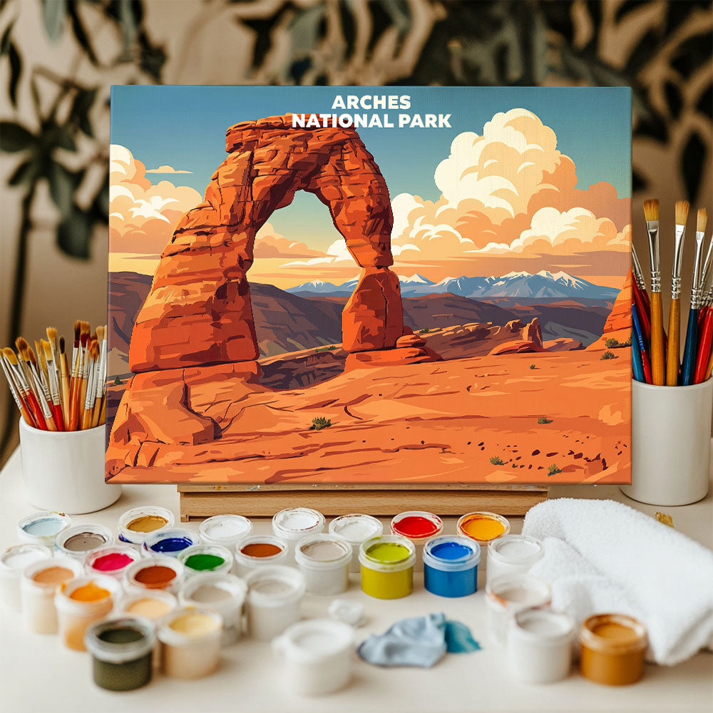 Arches National Park - Landscape | Paint by Numbers Kit