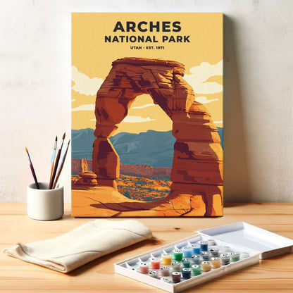 Arches National Park Heritage Edition | Paint by Numbers Kit