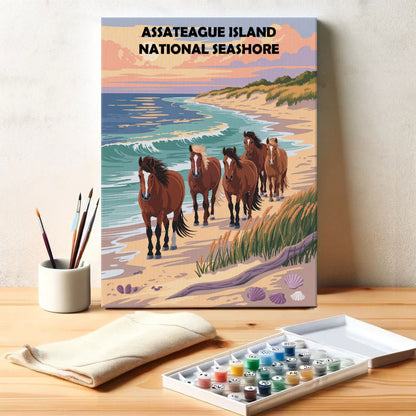 Assateague Island National Seashore | Paint by Numbers Kit