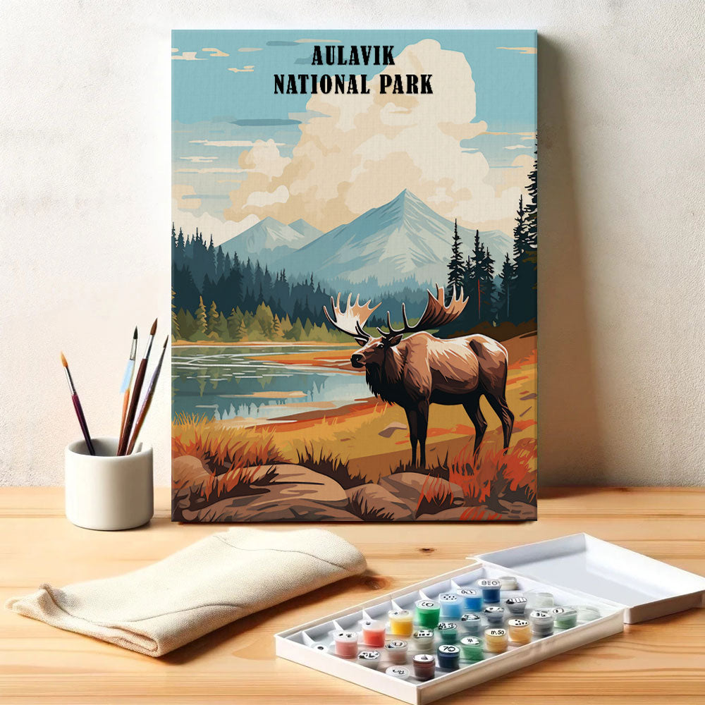 Aulavik National Park | Paint by Numbers Kit