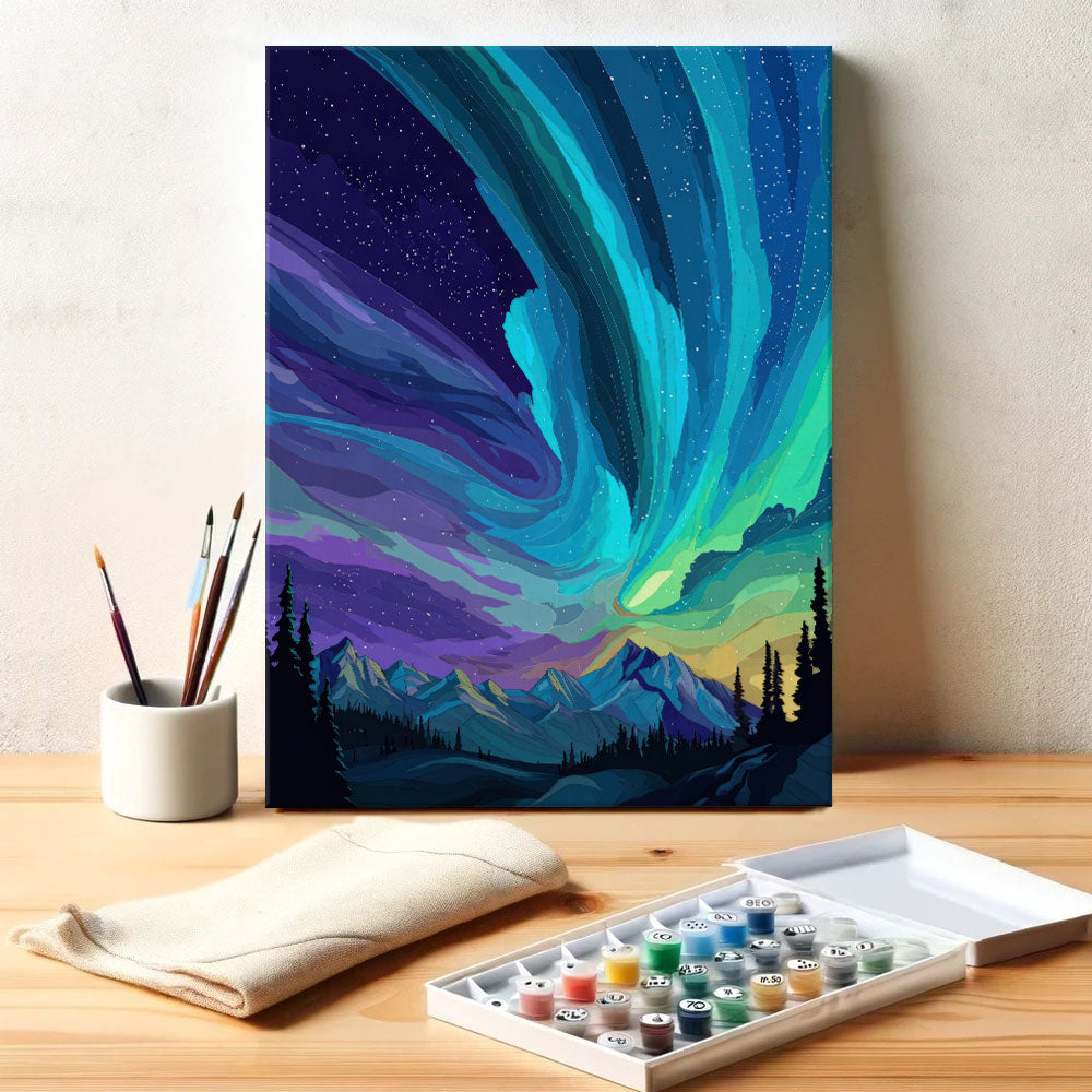 Aurora Burst | Paint by Numbers Kit