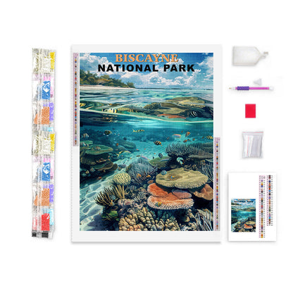 Biscayne National Park Diamond Painting (Vintage Edition)