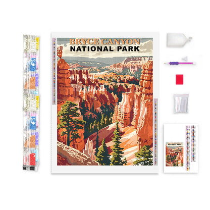 Bryce Canyon National Park Diamond Painting (Vintage Edition)