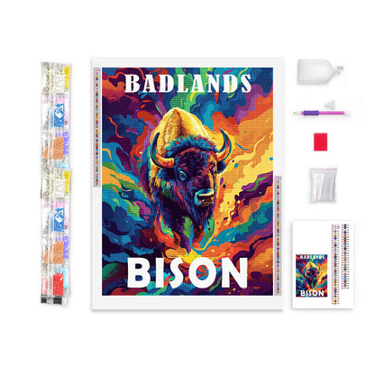 Badlands National Park Animal Diamond Painting