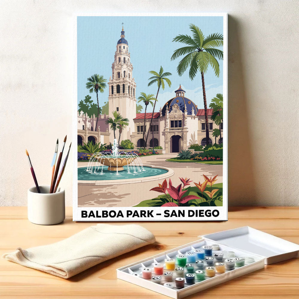 Balboa Park, San Diego | US Landmark | Paint by Numbers Kit
