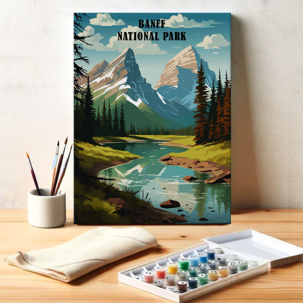 Banff National Park | Paint by Numbers Kit