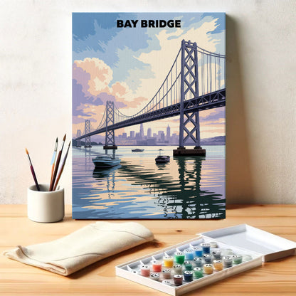 Bay Bridge, USA | Paint by Numbers Kit