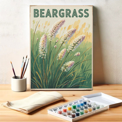 Beargrass - US Wildflowers | Paint by Numbers Kit