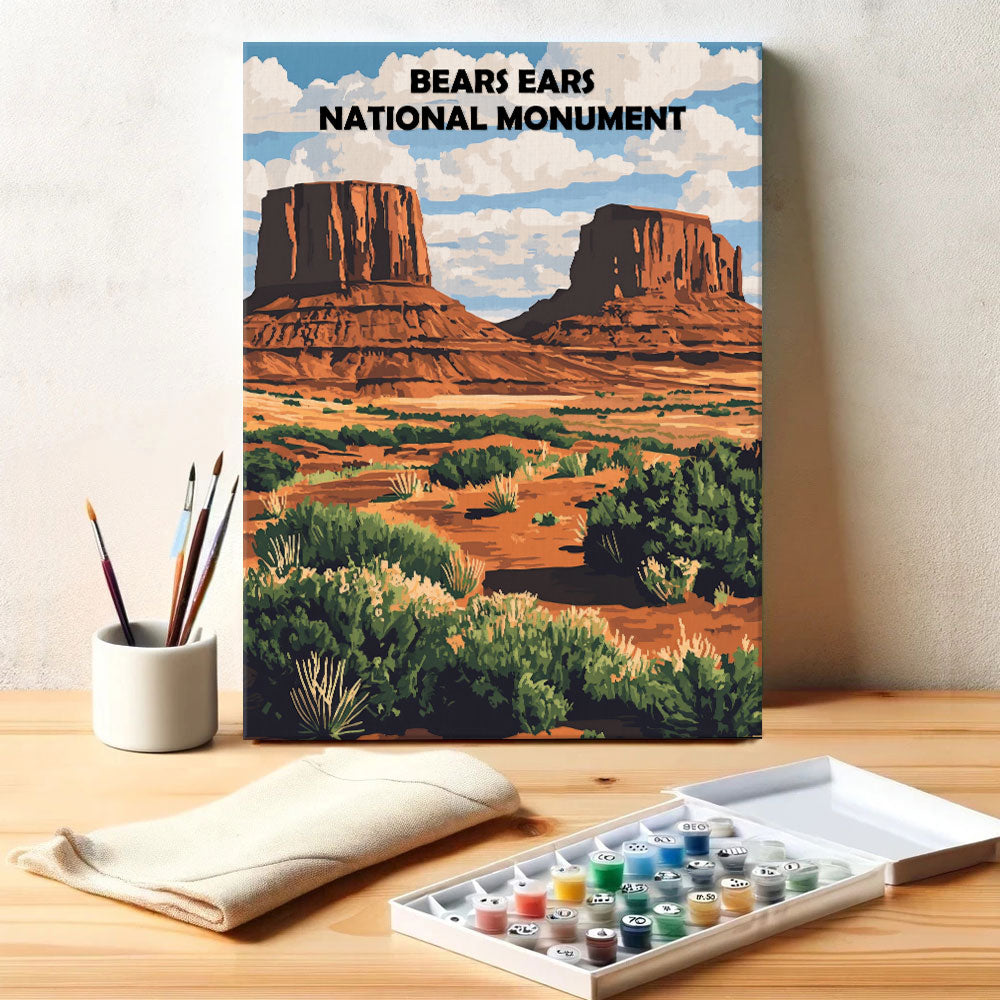 Bears Ears National Monument | Paint by Numbers Kit