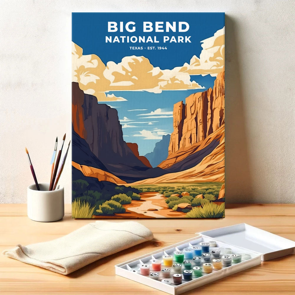 Big Bend National Park Heritage Edition | Paint by Numbers Kit