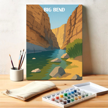 Big Bend National Park Beginner | Paint by Numbers Kit