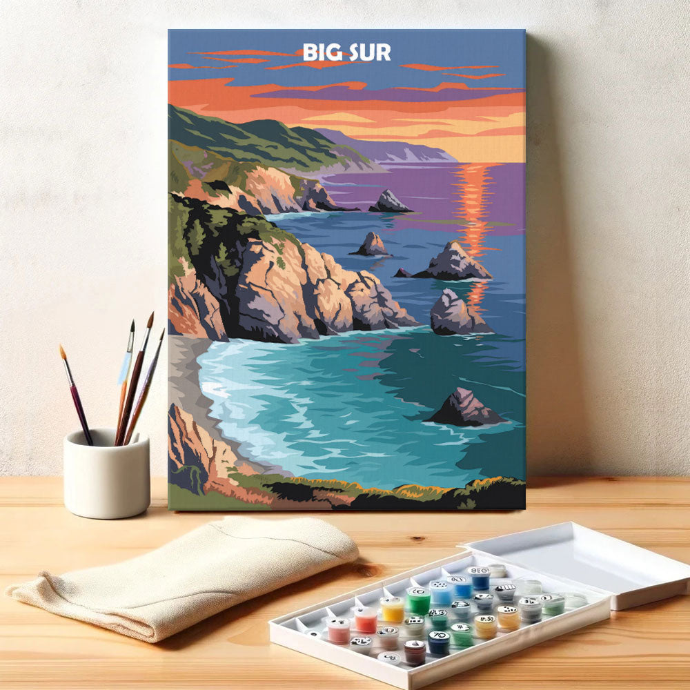 Big Sur, USA | Paint by Numbers Kit