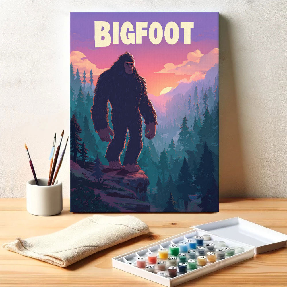 Bigfoot Peak - American Legends | Paint by Numbers Kit