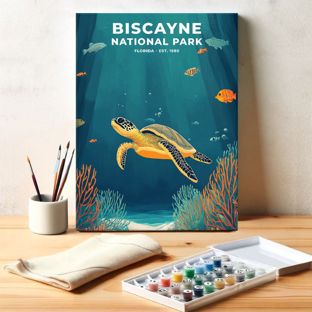 Biscayne National Park Heritage Edition | Paint by Numbers Kit