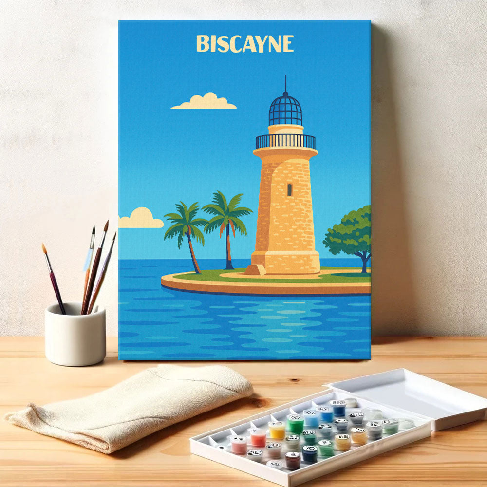 Biscayne National Park Beginner | Paint by Numbers Kit