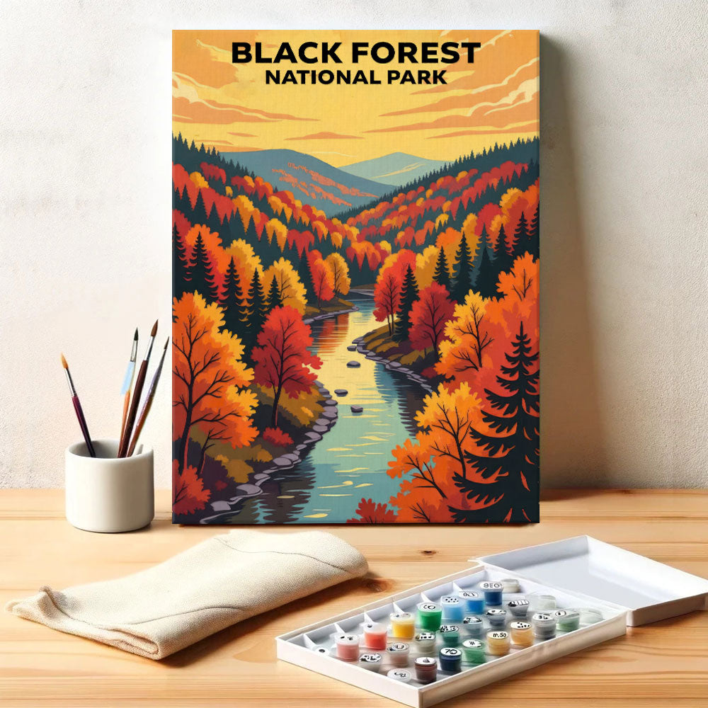 Black Forest - German National Park | Paint by Numbers Kit