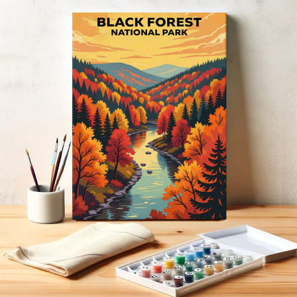 Black Forest - German National Park | Paint by Numbers Kit